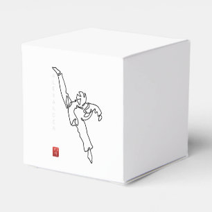 Klassischer Ballotin TAEKWONDO DWICHAGI back kick Geschenkschachtel