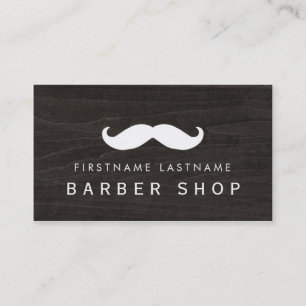 Klassischer Barbier-Schnurrbart Visitenkarte