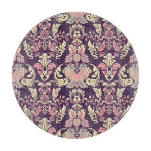 Klassischer Barock, vintage Blumen Wallpaper. Schneidebrett