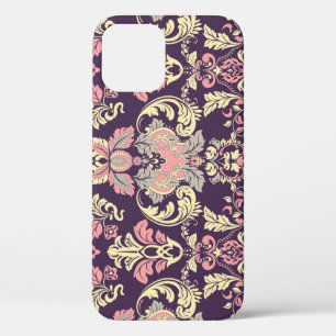 Klassischer Barock, vintage Blumenmuster Tapete. Case-Mate iPhone Hülle