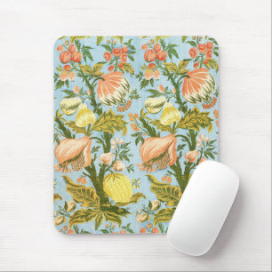 Klassischer barocker Blumen-Frucht-Damaskus-Stoff Mousepad