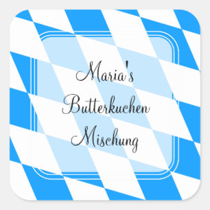 Klassischer Bavaria-Blauer Sticker
