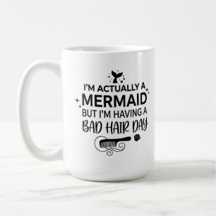 Klassischer Becher 15 oz Lustiger Meerjungfrau Kaf Kaffeetasse