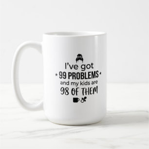 Klassischer Becher 15 oz Lustiges Mama-Leben-Kaffe Kaffeetasse