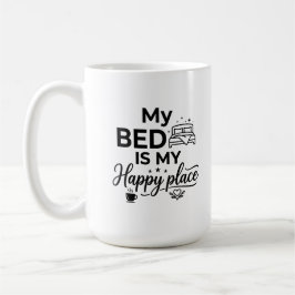 Klassischer Becher 15 oz Trinke glücklich Morgen Z Kaffeetasse