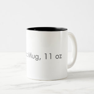 Klassischer Becher, 330 ml Zweifarbige Tasse