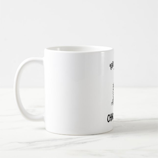 Klassischer Becher: Chirpy Chick Kaffee Morgen Kaffeetasse (Links)