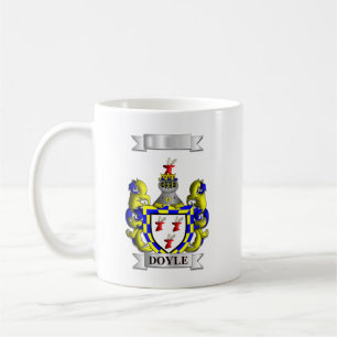Klassischer Becher Doyle Nachname und Schild Kaffeetasse
