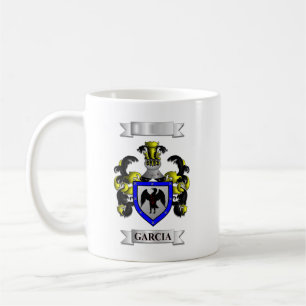 Klassischer Becher Garcia Familienname und Schild Kaffeetasse