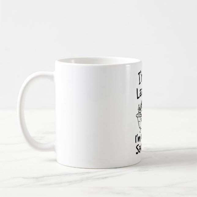 Klassischer Becher Lustiger Fawn Energetischer Spr Kaffeetasse (Links)
