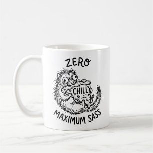 Klassischer Becher Lustiger Frettchen-Zitat-Kaffee Kaffeetasse