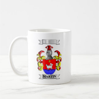 Klassischer Becher Martin Nachname und Schild Kaffeetasse