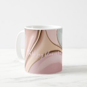 Klassischer Becher mit stilvollem abstraktem Grafi Kaffeetasse