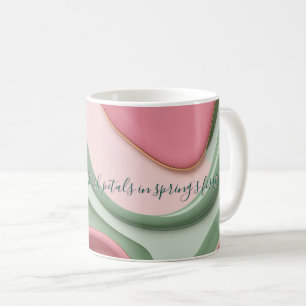Klassischer Becher mit stilvollem abstraktem Grafi Kaffeetasse