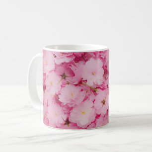 Klassischer Becher Pinke Kirschblüten Blumen Botan Kaffeetasse