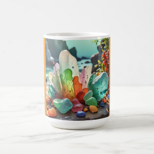 Klassischer Becher (Strandglas-13) Kaffeetasse