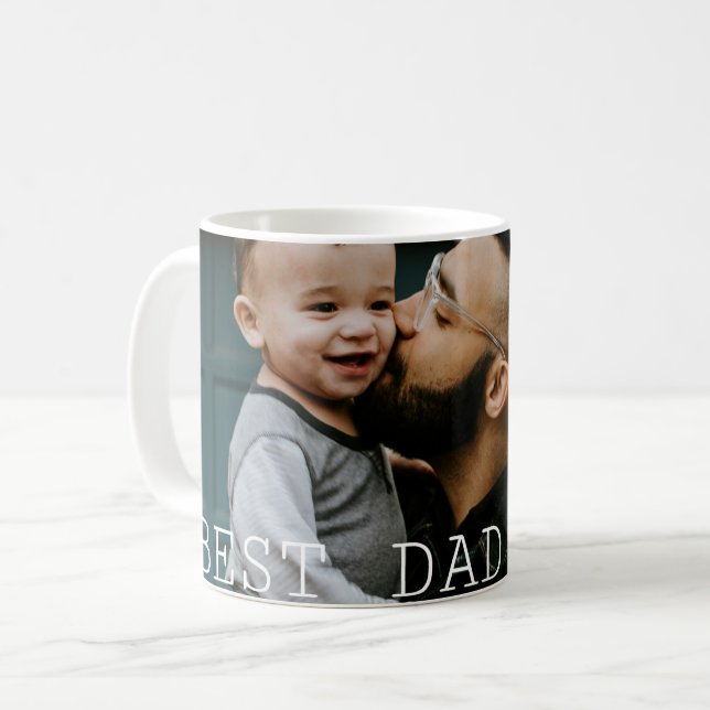 Klassischer Becher Vatertag Kaffeetasse (Vorderseite Links)