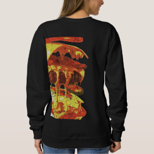 Klassischer Biss seit Ewigkeiten - Vintage-Burger- Sweatshirt