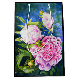 Klassischer Blumenkohl in pinkfarbenem Wasser Mittlere Geschenktüte