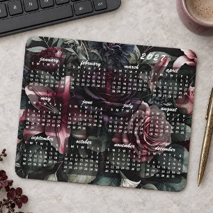 Klassischer Blumenstrauß im gotischen Stil, Kalend Mousepad