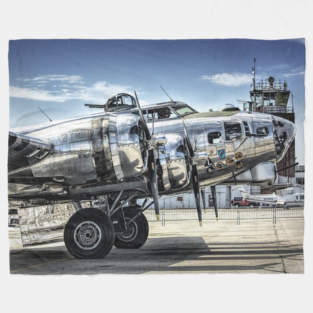 Klassischer Bomber der B-17 Fleecedecke (Vorderseite (Horizontal))