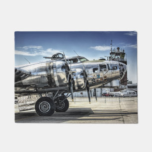 Klassischer Bomber der B-17 Fußmatte