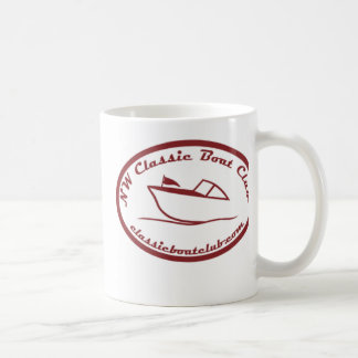 Klassischer Bootsverein Nanowatt rote Logo-Tasse Kaffeetasse