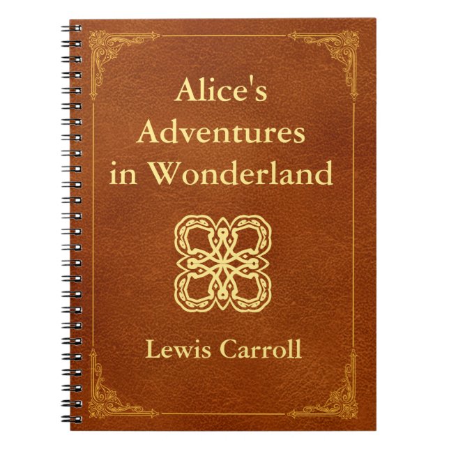 Klassischer Bucheinband Notizblock (Vorderseite)