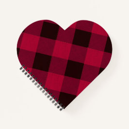 Klassischer Buffalo-Karo-Erbe Notizbuch