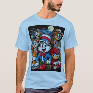 Klassischer Cartoon-Charakter T-Shirt