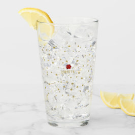 Klassischer Charme: Retro Weihnachtssterne Blume G Glas
