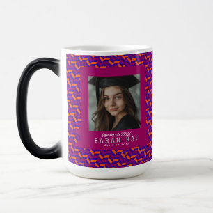 Klassischer Chevron-Druck Klassentreffen Verwandlungstasse