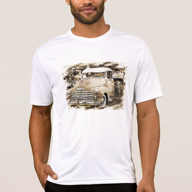 Klassischer Chevy Chevrolet Truck aus den 50er Jah T-Shirt (Vorderseite)