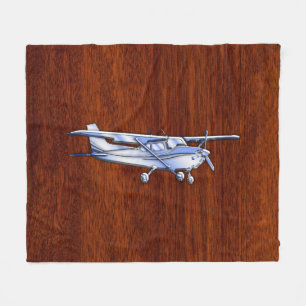 Klassischer Chrome wie Cessna auf Mahogany Fleecedecke