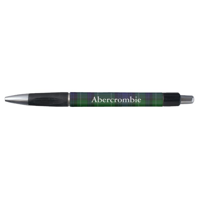 Klassischer Clan Abercrombie Tartan Karierter Pen Kugelschreiber (Vorderseite)
