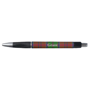 Klassischer Clan Grant Tartan Karierter Pen Kugelschreiber