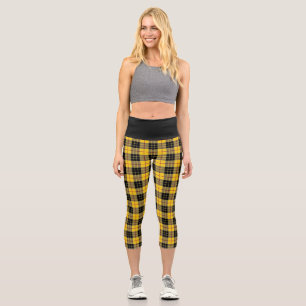 Klassischer Clan MacLeod von Lewis Tartan Kariert Capri Leggings