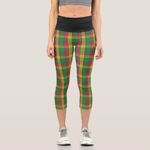 Klassischer Clan MacMillan Tartan Karo Capri Leggings