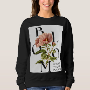 Klassischer Damen-Sweatshirt   Vintage-Stil Sweatshirt