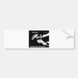 Klassischer Dashboard-Dashboard-Trommler Autoaufkleber