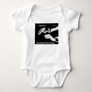 Klassischer Dashboard-Dashboard-Trommler Baby Strampler
