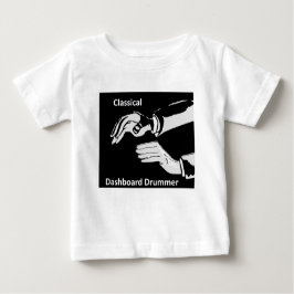 Klassischer Dashboard-Dashboard-Trommler Baby T-shirt