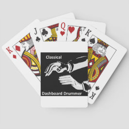 Klassischer Dashboard-Dashboard-Trommler Spielkarten