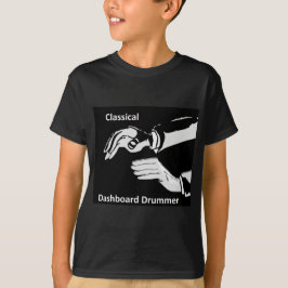 Klassischer Dashboard-Dashboard-Trommler T-Shirt