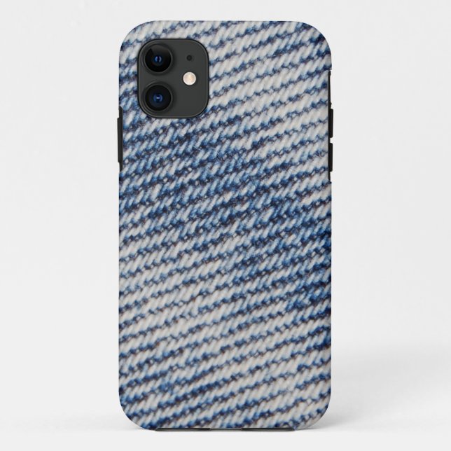 Klassischer Denim-Beschaffenheit iPhone 5 Fall Case-Mate iPhone Hülle (Rückseite)