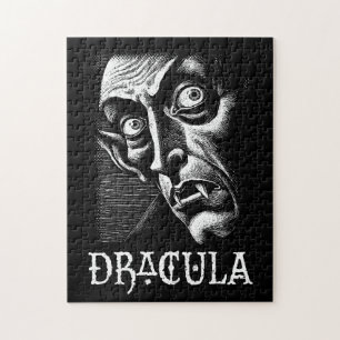 Klassischer Dracula Vintag Gothic Vampire Hallowee Puzzle