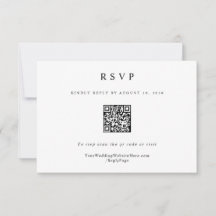 Klassischer einfacher Eleganter Moderner QR Code f