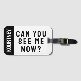 Klassischer Einfaches Individuelle Name Modernes k Gepäckanhänger