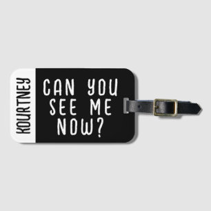 Klassischer Einfaches Individuelle Name Modernes k Gepäckanhänger