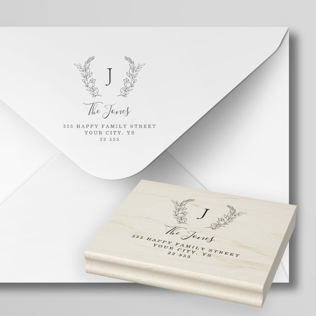 Klassischer, eleganter Kautschuk mit eigenem Namen Gummistempel (Von Creator hochgeladen)